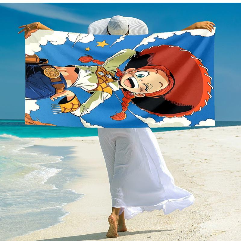 1pc Cowgirl Adventure Wild West Microfiber Beach Towels Quick Dry Towel Sand Beach Towels Pool for Travel Swim Pool. S072101164