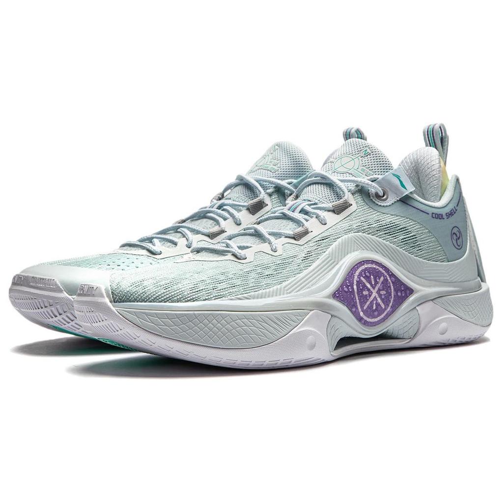 Li Ning Shadow 5 V2 Tlumení Protiskluzové Odolné proti oděru Prodyšné Nízké Basketbalové boty Pánské ABPU009-3