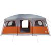 Family Tent for 10 Persons Gray Waterproof