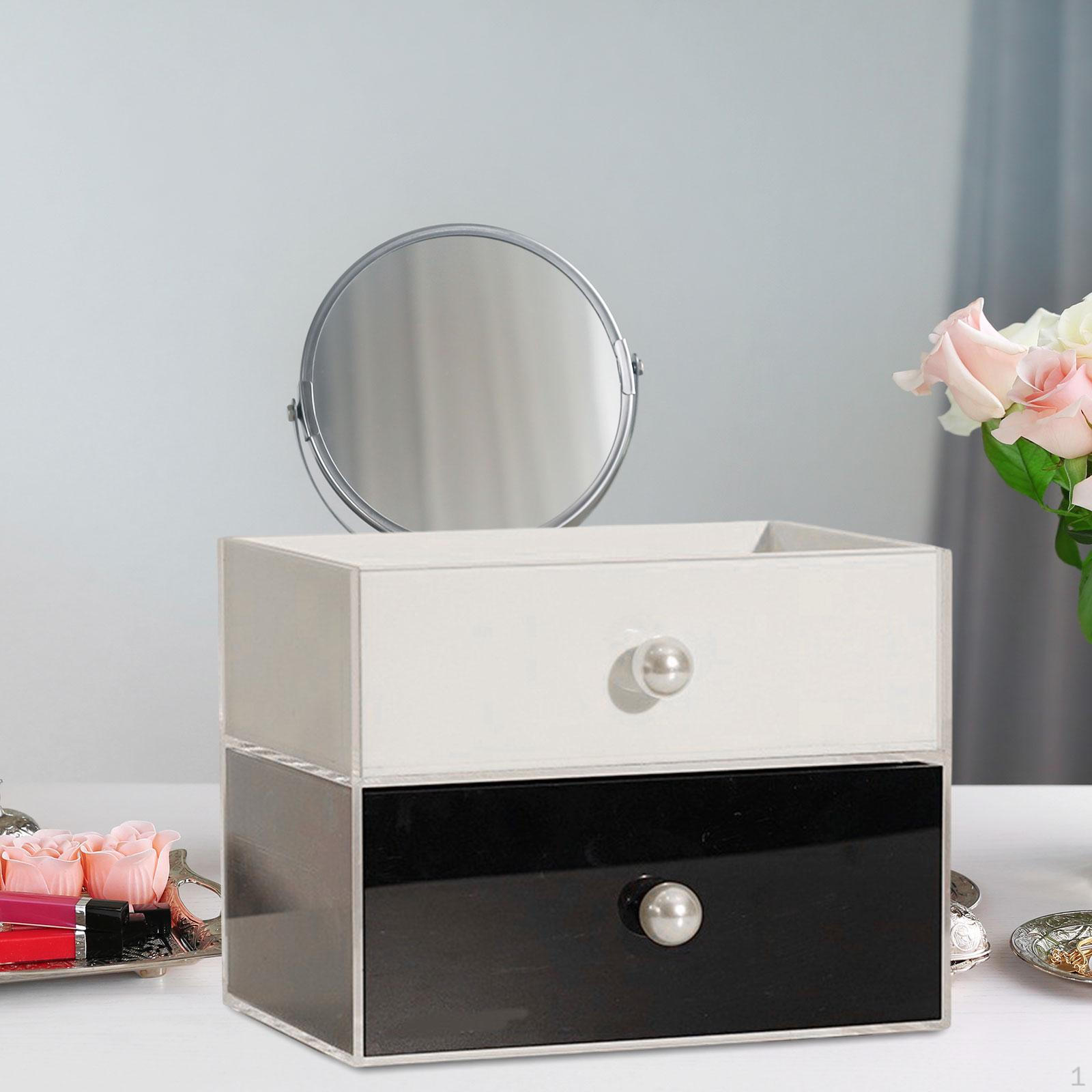 

Drawer Box, Vanity Storage Countertop Decoration, Acrylic Desktop Dust