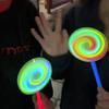 Internet Celebrous Same-Style Fluorescent Lollipop Fluorescent Rotating Gyro Luminous Stick Luminous
