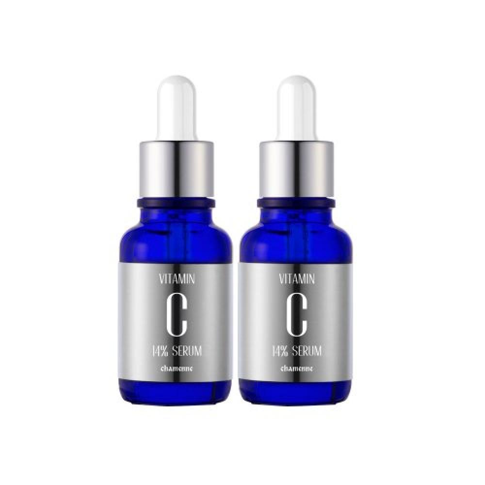 MuCota Chamenne Vitamin C Skin Serum 14 15mlx2 FREE