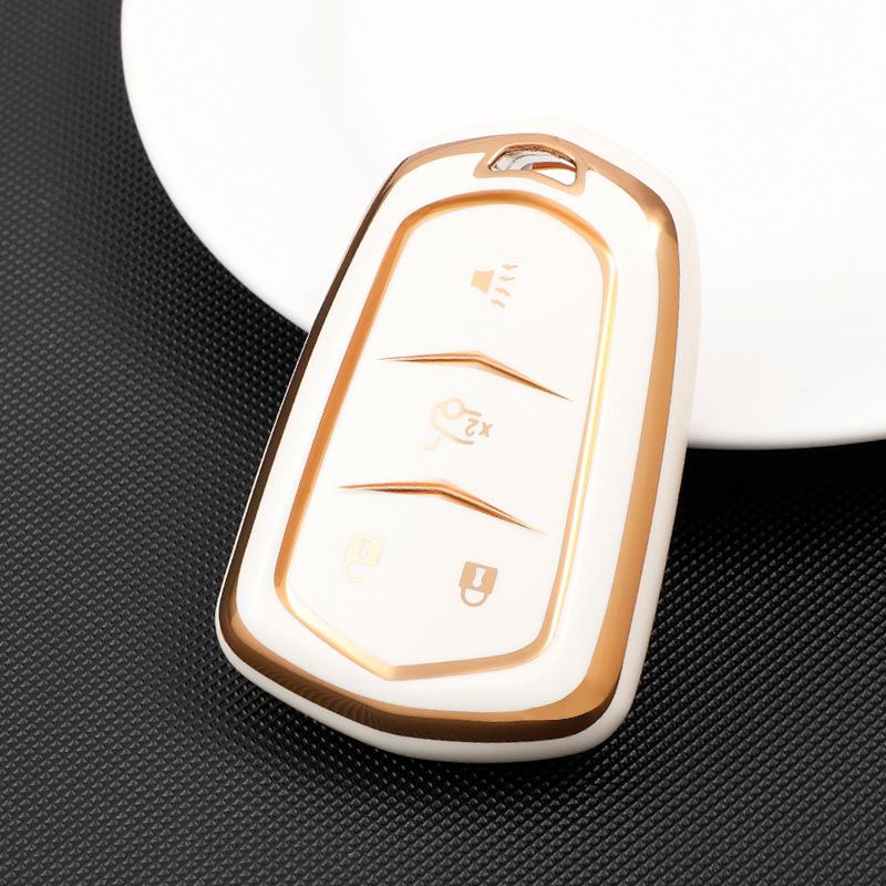 5/4 Bottons Phnom Penh  Fashion Car Smart Remote Key Case Cover Shell for Cadillac ATS XTS XT5 XT4 CT6 XT6 CTS DTS ESV STS ELR Accessories