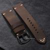 Cinturino Orologio in Pelle di Mucca Fatto a Mano per Panerai PAM111 441 Cinturino in Pelle Marrone Braccialetto Morbido da Uomo 22mm 24mm 26mm Cinturino Vintage