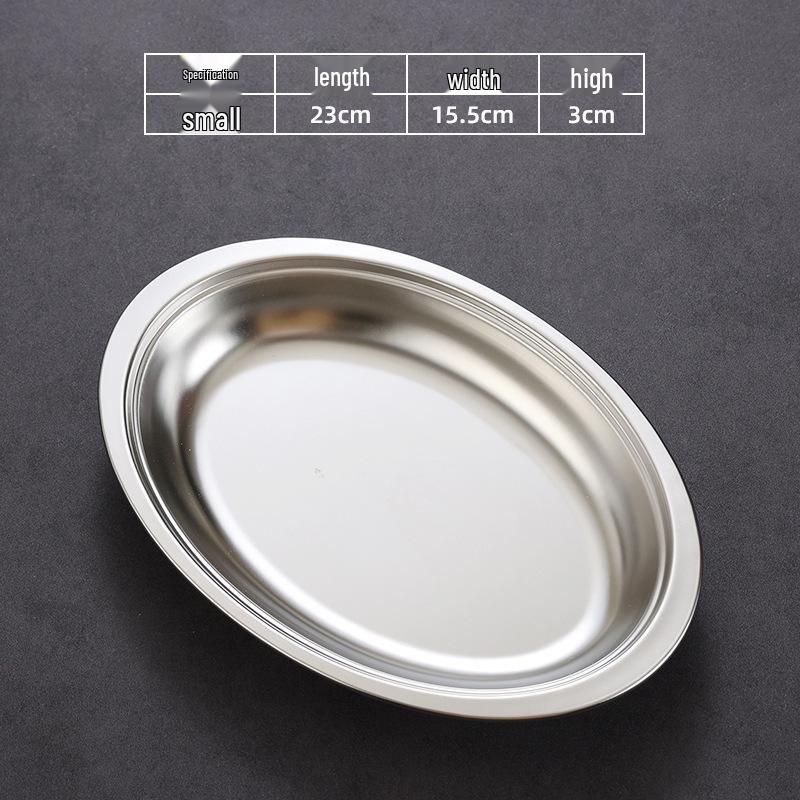 Stainless Steel Round Tray: BBQ Grill, Golden Jewelry Holder, Cake & Dessert Plate, Fruit & Western Dish.
