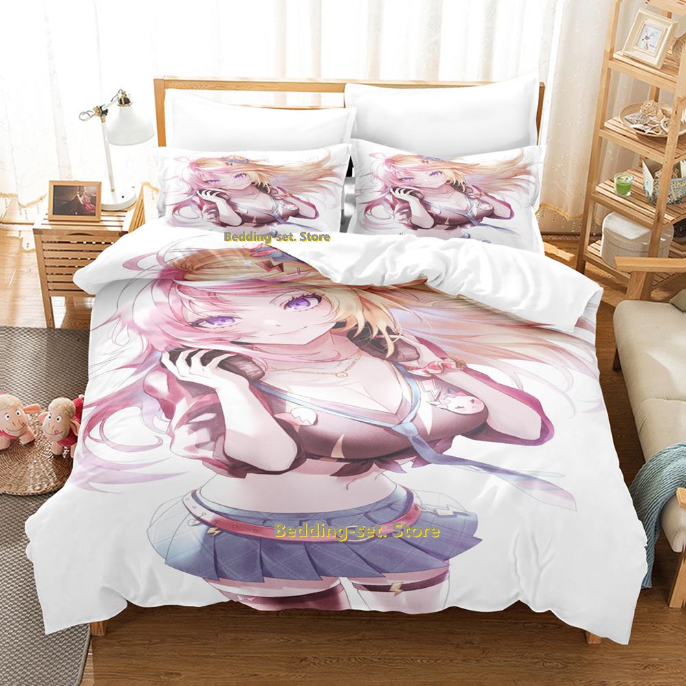 

Новый комплект постельного белья Kotoko Torahime Single Twin Full Queen King Size Bed Set Adult Kids Bedroom Duvetcover Sets Anime Bed EU single(135x200cm)