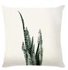 Simple Plant Print Pattern Home Decor Pillowcase Bedroom Living Room Sofa Decoration Polyester Cushion Cover With Zipper
