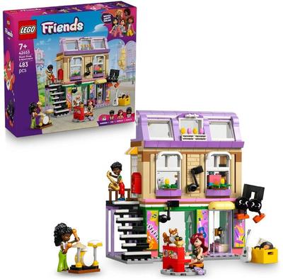 LEGO Friends 42653 Music Shop and Apartment Building Kit