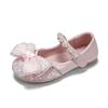 Girls princess shoes 2025 new beautiful women's treasure crystal shoes with dress girls leather shoes Elsa children's shoes autumn
