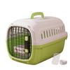 Hard-Sided Pet Carrier Ventilated with Litter Tray Protected Cat