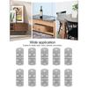 10Pcs Corner Brace Stainless Steel Thicken Right Angle Bracket Connector for Shelf Furniture