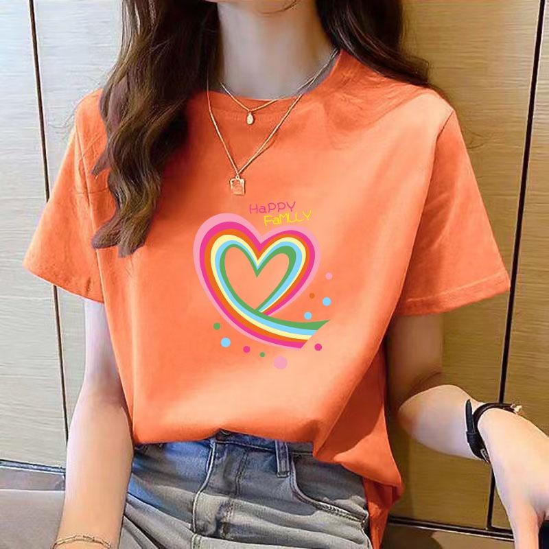 Short sleeved top for girls, Korean version T-shirt, women's clothing shirt, women's top, short sleeved T-shirt, women's clothing new style