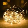 LED Solar String Lights Outdoor, Waterproof Solar Fairy Lights Copper Wire Solar Twinkle Lights for Tree Garden Party Wedding