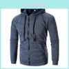 Men's Premium Athletic Soft Sherpa Zip Up Hooded Hoodie Sweater Jacket Coat For Stylish Comfort