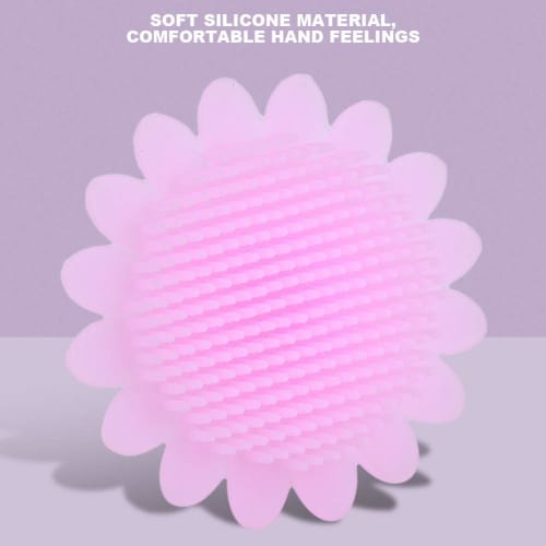 Jimdary Baby Shampoo Brush, Convenient Fine Bristle Baby Bath Brush for Baby Bathroom (Pink)