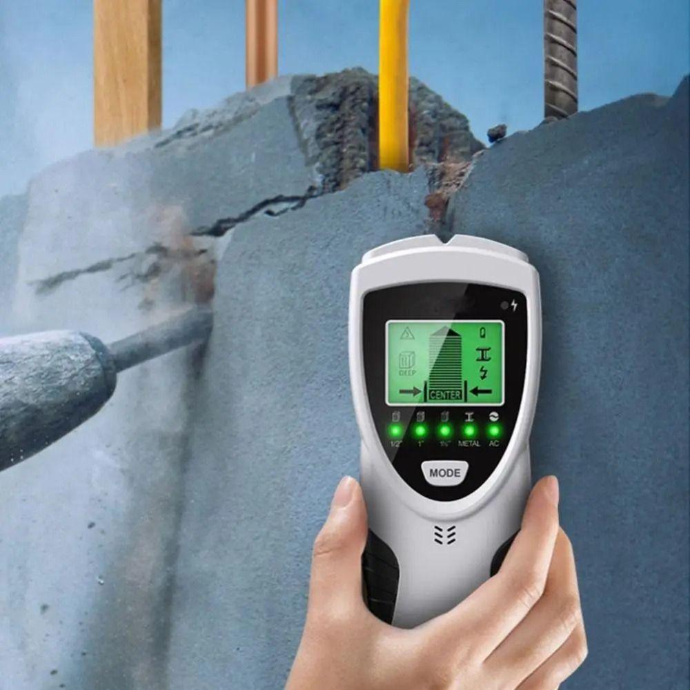 LED Display Metal Detector for Studs 5 in 1 Wall Stud Finder  Metal/Wood/AC Live Wire Detection