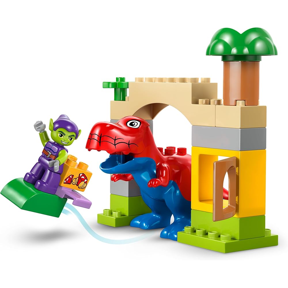LEGO Duplo Spidey and Green Goblin Building Block Toy for Kids Ages 1.5 to 4 Educational Playset 10463