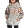 Girls' Hooded Tie-Dye Sweatshirt - Pullover Print Top