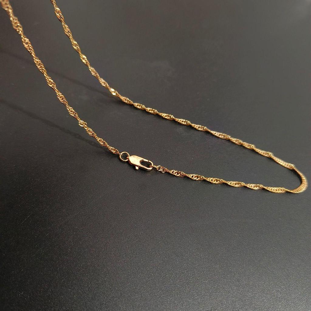 Goudkleurig Watergolf Dames Sleutelbeen Ketting - Modieus en Eenvoudig Ontwerp