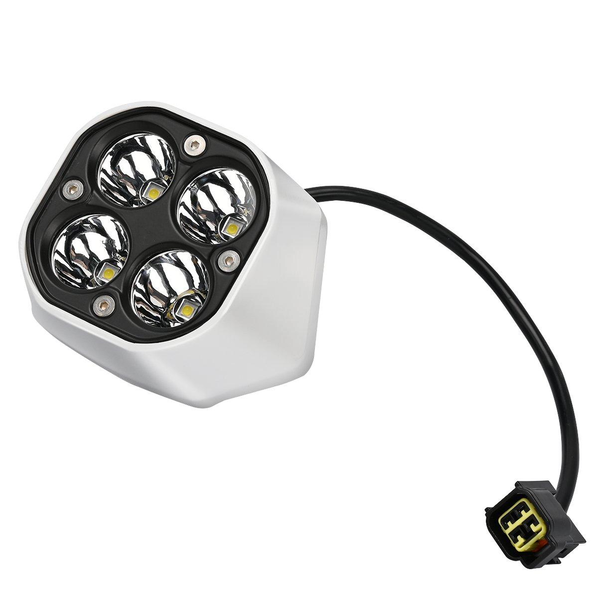 

Front Headlight Cover LED Front Light Lamp Cap Assembly Electric Bike Motor Off-Road Accessories For Sur Ron Ultra Bee 2024 белый