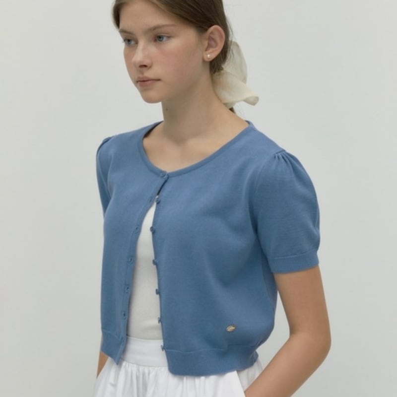 DEPOUND Oganza Square Scrunchie - Ivory