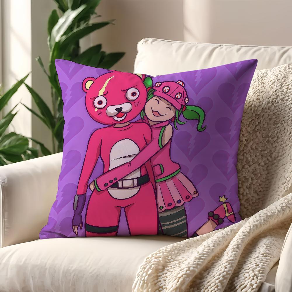 FFORTNITE Cuddle Team Leader cushion cover For Pillow Printing Sofa Decoration Home CarRoom Coffee Shop Office NordicSimplicity