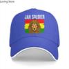 Jah Soldier Reggae Lovers Baseball Cap Unisex Hats Women Visor Protection Snapback Jamaica Lion Caps