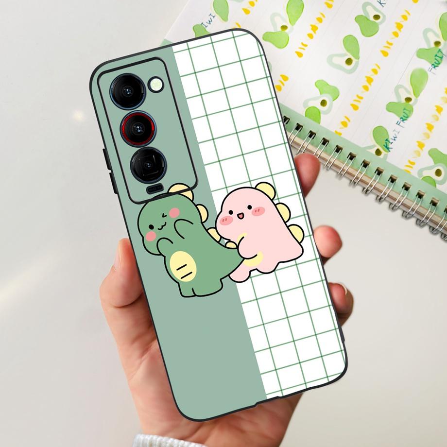 For Tecno Camon 18 P 18 Premier Camon18 Phone Case Capa Soft Liquid Silicone Bumper Etui Animals Flower Printed Funda Camon18