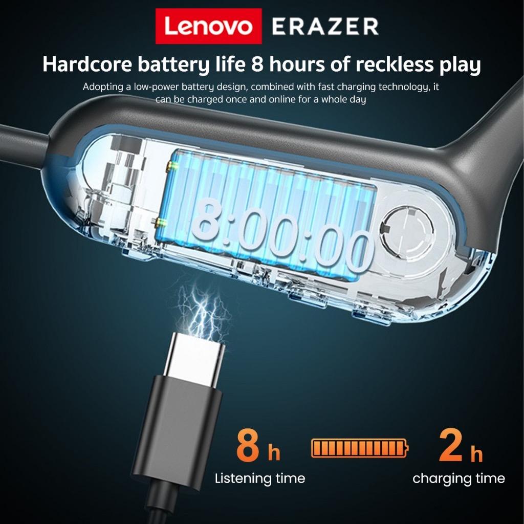 Lenovo ERAZER XF22 Bone Conduction Bluetooth Earphone Sports Wireless Headphones Sports Neckband Headphones