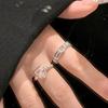 Toe Open Chic Heart Ring In Copper With Stunning Pink Diamonds For Modern Women