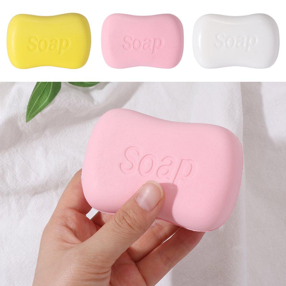 Super Soft Soap Squishy Toy Creative Slow Rebound Fidget Toy Realistic Soap Pinch Home Decoration