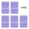 5pcs Square Phone Holder Mat Silicone Anti-Slip Phone Mount New Suction Cup Phone Holder  Wall Mount