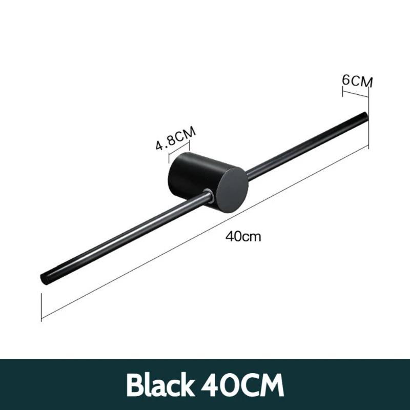 

Bathroom Rod Installation Movable Towel Rack Wall Adjustable Bathroom Towel Rack Bathroom Accessories 40cm black