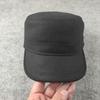 Adjustable Solid Color Minimalist Flat Top Cap - Casual Style, Large Head Size, Men's Hat for Middle-aged and Elderly, Autumn and Winter Warmth