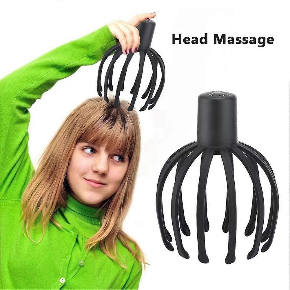Electric Vibration Head Massager LED Relaxing Vibration Scalp Massage Relax