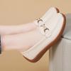 Women Black Moccasins Driving Shoes Flats Casual Nurse Loafers Khaki Minimalist Maternity Office Shoes Large Size