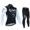 Uae Team Autumn Long Sleeve New Racing MTB Spring Long Cycling Jersey Set Bike Cycling Bicycle Clothing Uniform Ropa Ciclismo