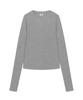 SUNDAY FRUIT MARKET W) Mini Sun Ls Tee Gray