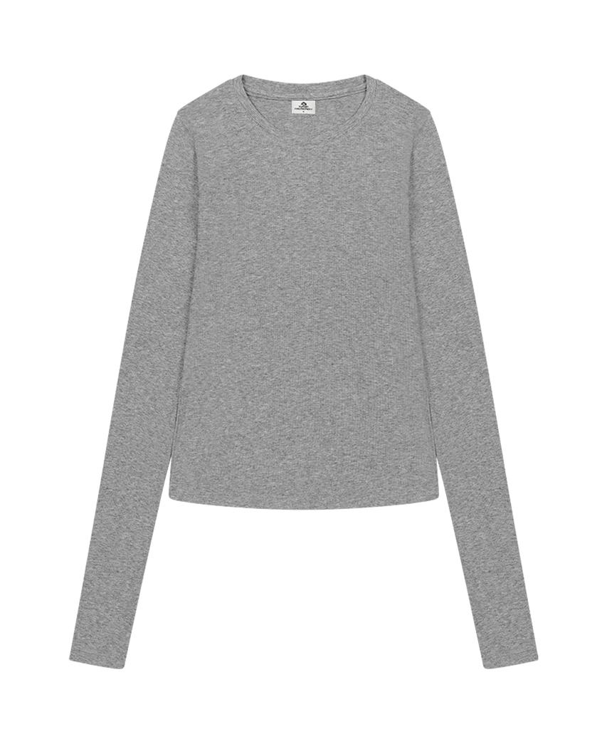 SUNDAY FRUIT MARKET W) Mini Sun Ls Tee Gray