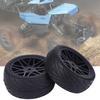 4Pcs 1 10 Universal RC Car Wheels Crawler Vehicle Tyres Tires Remote Control Car Accessories 85mm Black