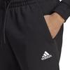 adidas Essential Knitted Sweatpants Men's Black Moderate Cuffed Pants HA4347