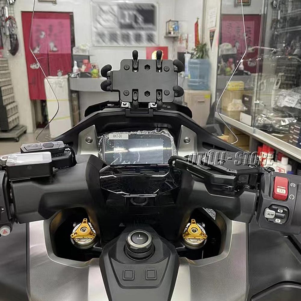 Motorcycle Accessories For Honda Forza 750 FORZA750 NSS750 NSS 750 Mobile Phone Navigation Bracket GPS Mounting Bracket Black
