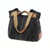 [Chikencall] Women's Casual Vintage Hobo Canvas Bag with a Stylish Striped Pattern, Large Capacity, Wallet, Top Handle, Handbag, 3-Way Canvas