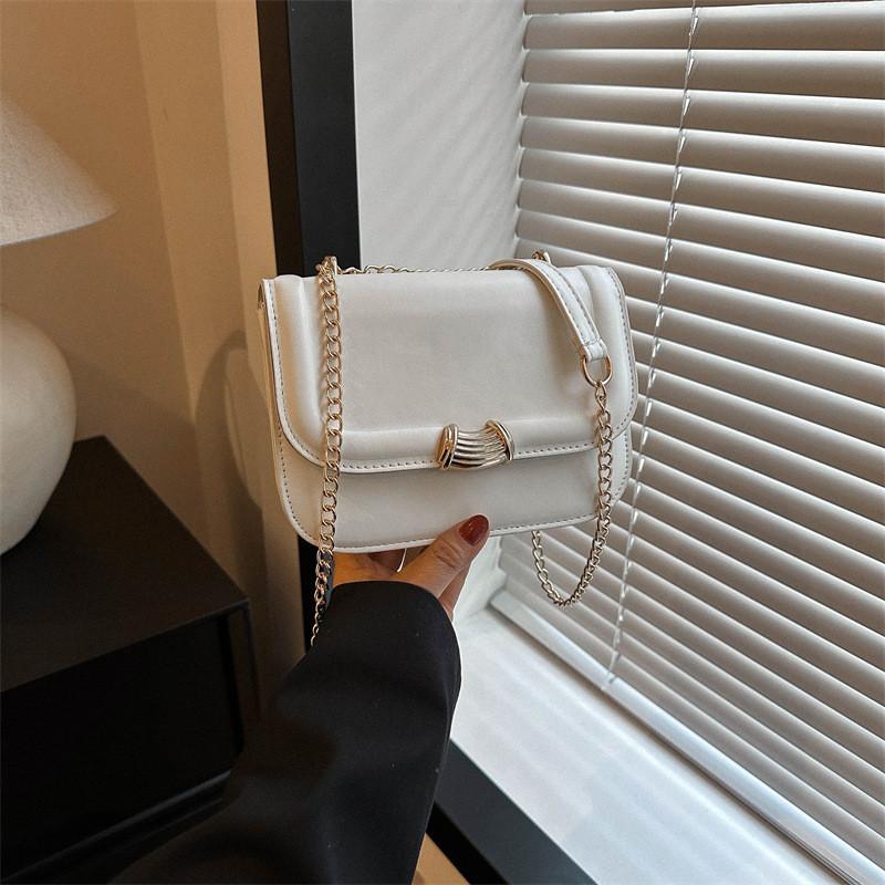 Trendy Chain Crossbody Bag Stylish Summer Small Box Bag Chic Shoulder Purse For Women