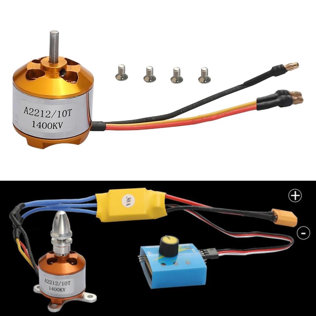 2 1400Kv Brushless Motor Controller for RC