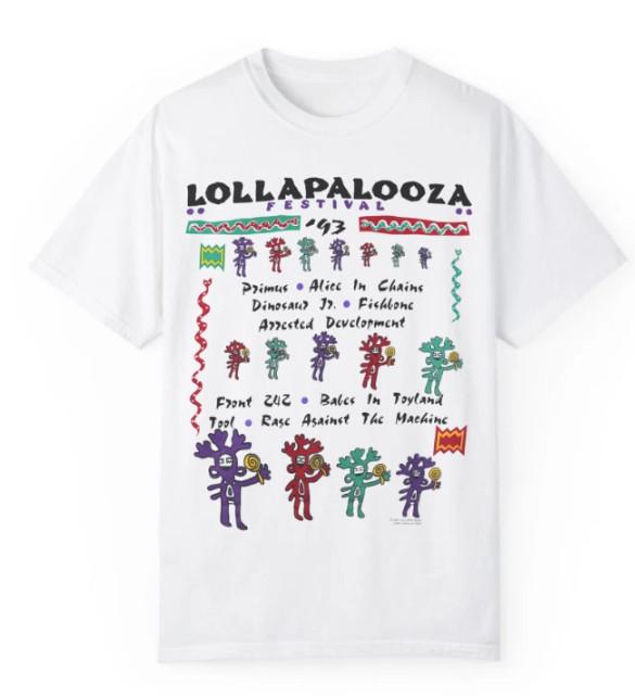 

Vintage Lollapalooza 1992 Tour TShirt Unisex T-Shirt XXXL