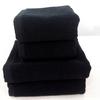 5 piece 100% Cotton Black Face Towel No Fading Bath Towels Large Men's Beach Towel for Hotel Corporate Gift DropShip Available