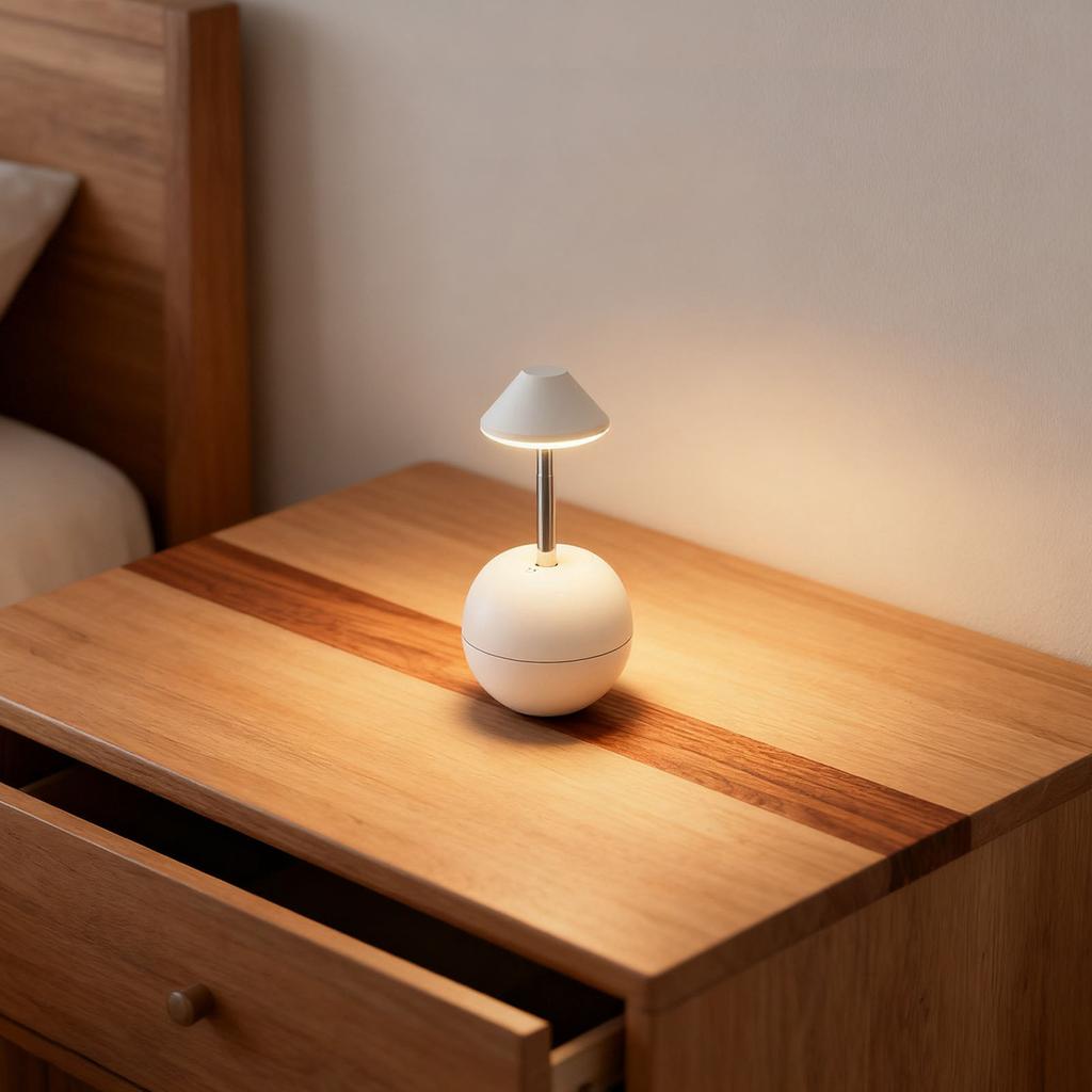 Rechargeable Touch Cordless LED Table Lamp W/Remote Control Small Table Lamp LED Table Light for Bedroom Living Room Nightstand