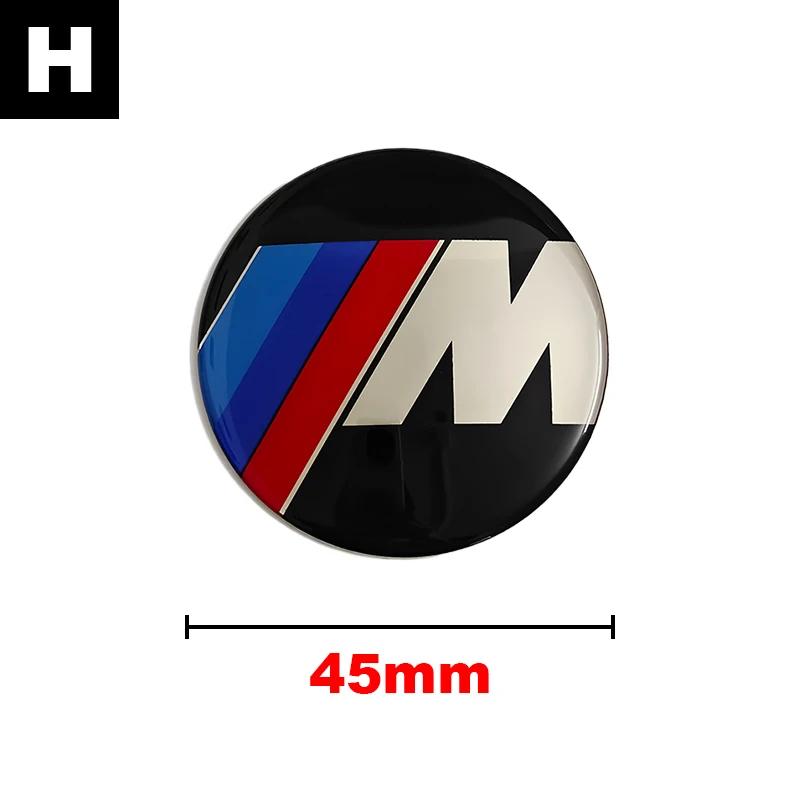 1 Uds pegatina para volante de coche emblema de coche accesorios de decoración para BMW G22 F30 F10 X3 X5 X6 E39 E46 E36 E90 G20 YNEPB1