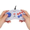 16Bit 9 Pin Mini Handheld Game Console Ergonomic Gaming Controller White for Sega